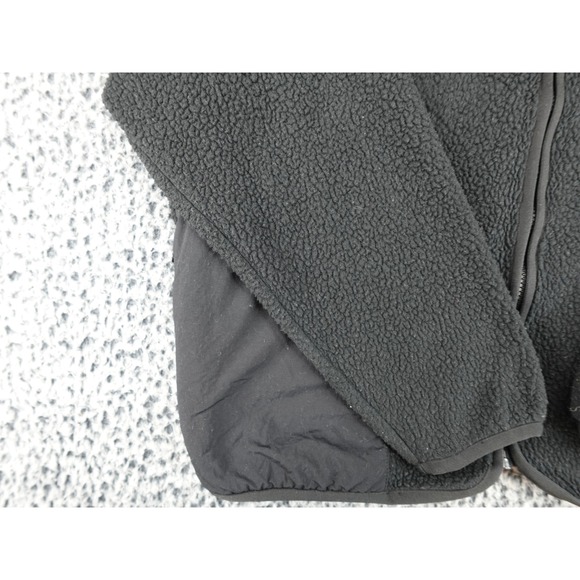 Nike Full Zip Sherpa Fleece Jacket Mens Small Black Sportswear FB8386 - Picture 5 of 13